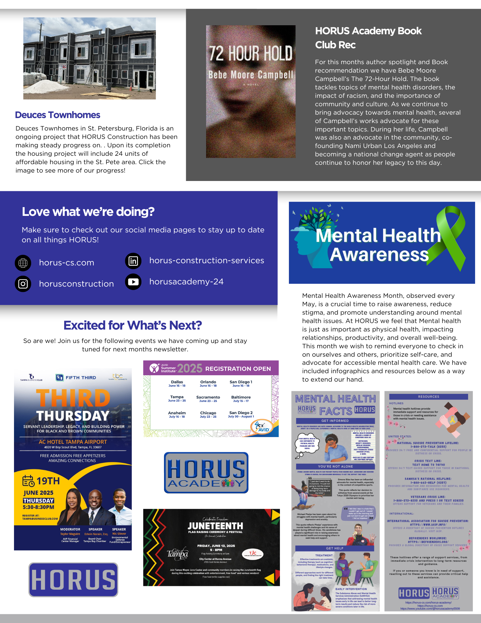 What is new at Horus page 2